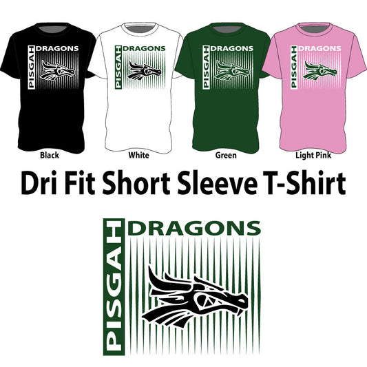 Lines Dragon Logo - Dri Fit Short Sleeve