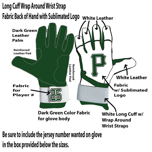 Long Cuff Batting Gloves