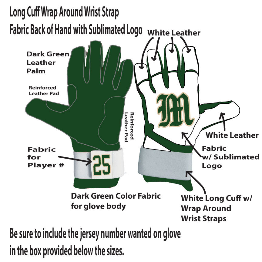 Long Cuff Batting Gloves