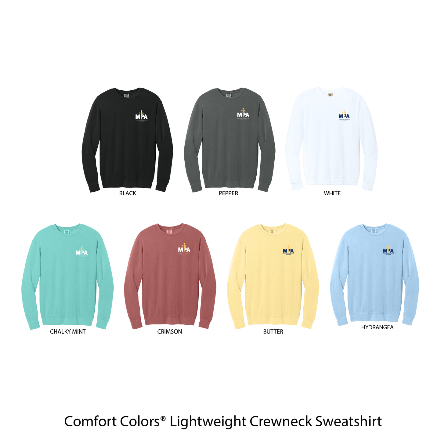 Comfort Colors® Lightweight Crewneck Sweatshirt