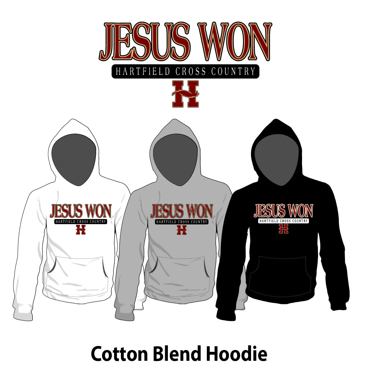 Jesus Won - Cotton Blend Hoodie