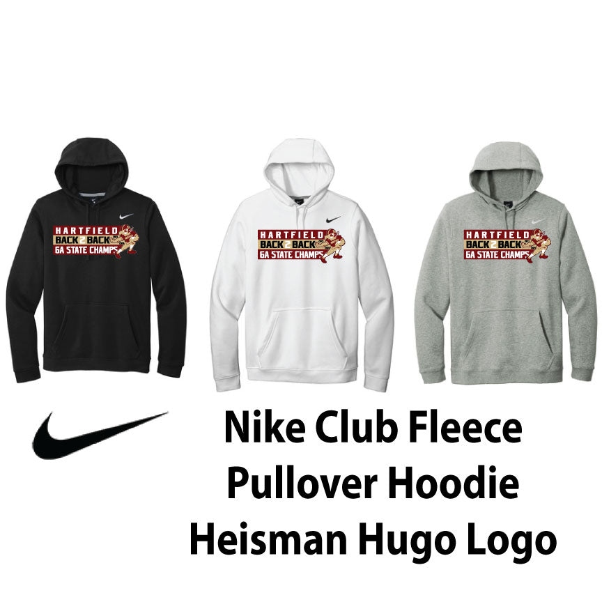 NIKE Club Fleece Hoodie - Hesiman Hugo Logo