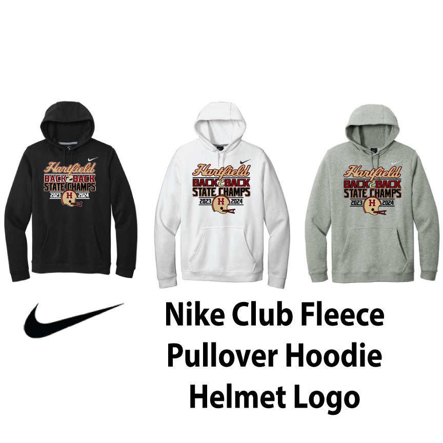 NIKE Club Fleece Hoodie - Helmet Logo