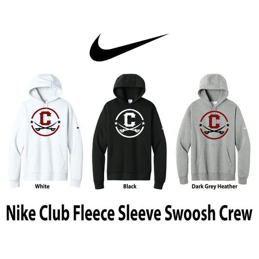 Nike Crewneck Hoodie / C Cross Swords Circle Logo