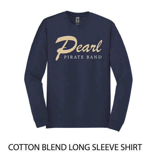 Cotton Blend Long Sleeve Shirt