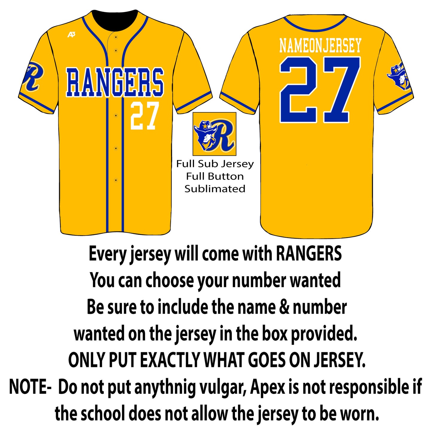 Rangers Jersey