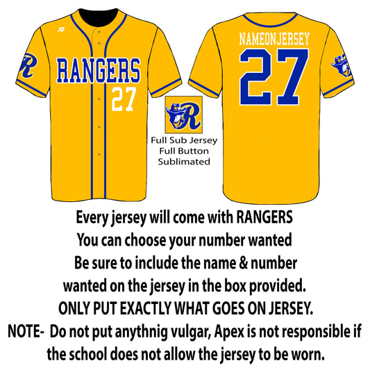 Rangers Jersey