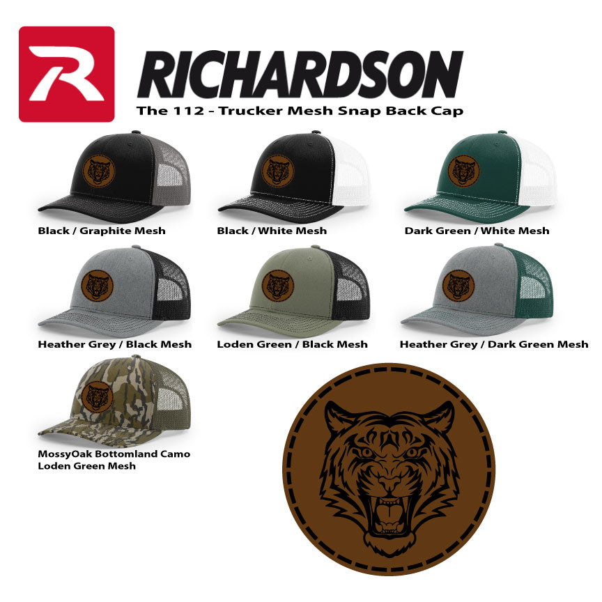 Richardson 112 Trucker Mesh Snapback - Leather Patch