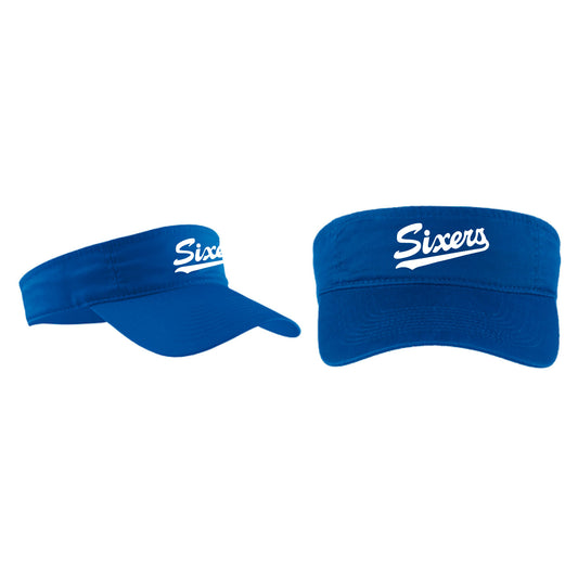 Royal Blue Cotton Visor