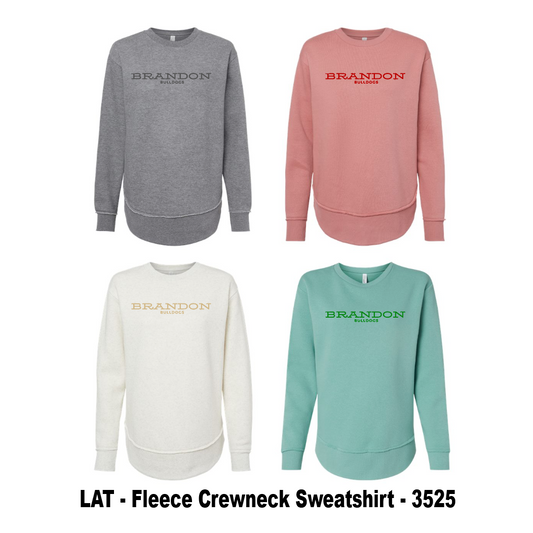 LAT - Fleece Crewneck Sweatshirt - 3525