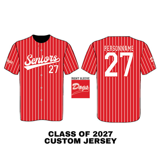 Class of 2027 Custom Jersey