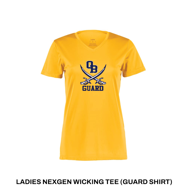 NEXGEN LADIES WICKING TEE "REQUIRED BY FEMALE GUARD MEMBERS"