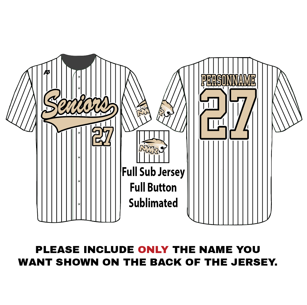 Full Button Seniors Jersey
