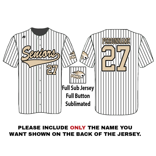Full Button Seniors Jersey