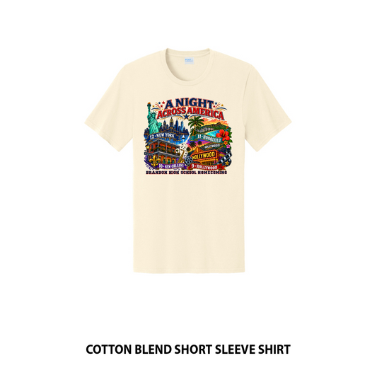Cotton Blend Short Sleeve Shirt