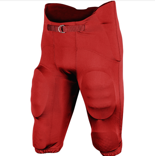 RED INTEGRATED FOOTBALL PANTS