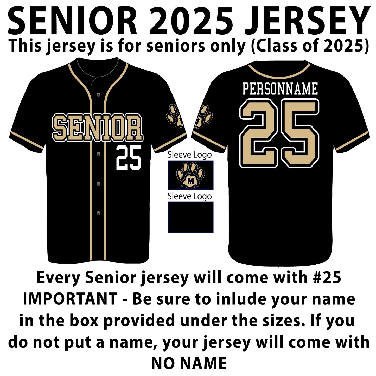 SENIOR 2025 JERSEY