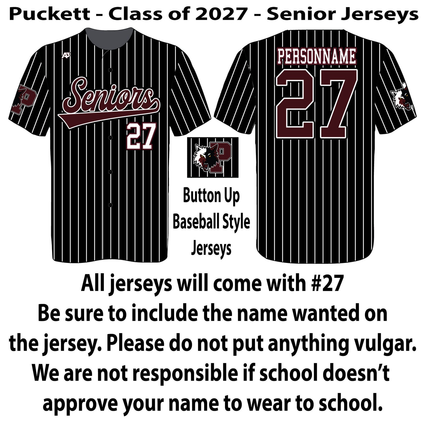 Puckett Senior 2027 Jersey