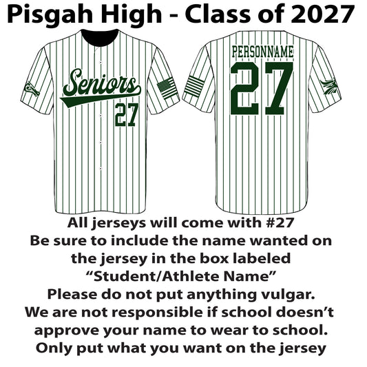Pisgah Senior 2027 Jersey