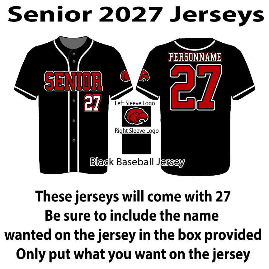 Senior 2027 Button Up Jerseys