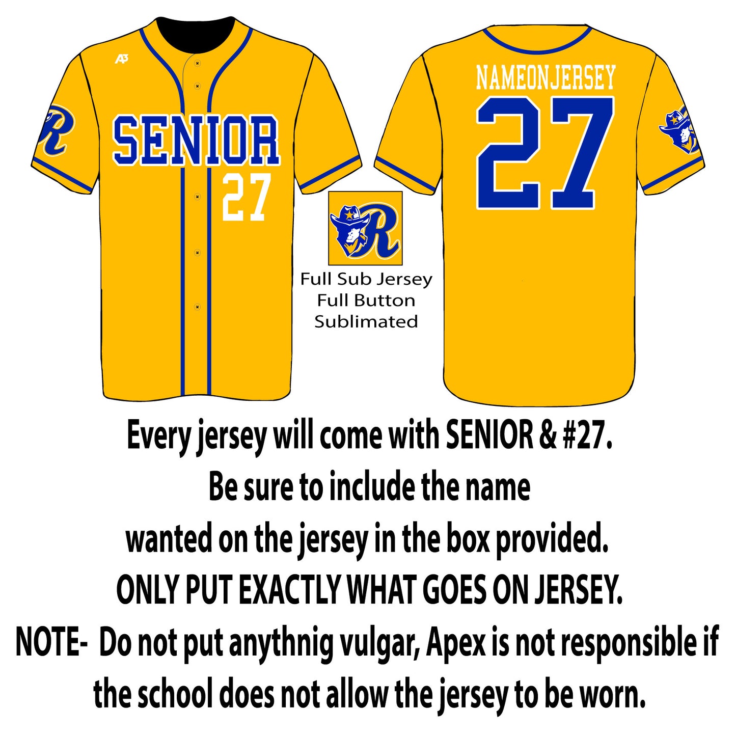 Senior Jerseys