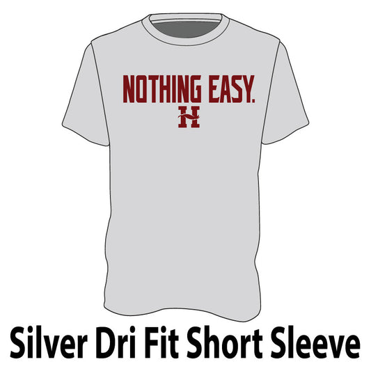 Silver Dri Fit Short Sleeve T-Shirt