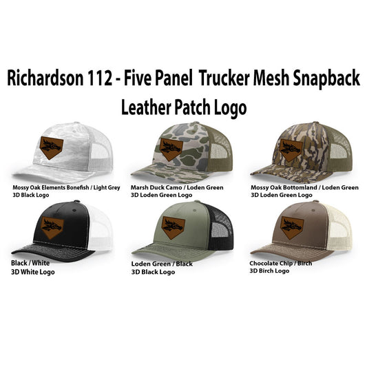 Richardson 112FP - Leather Patch Logo