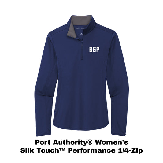 Port Authority® Women's Silk Touch™ Performance 1/4-Zip