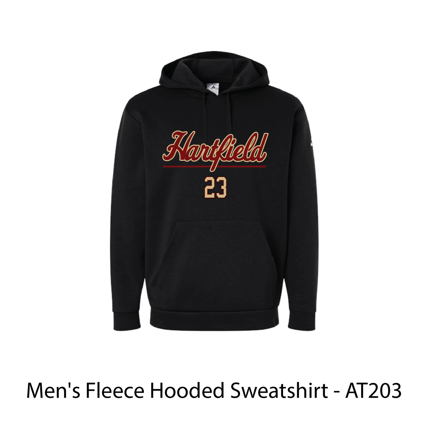 Men's Fleece Hooded Sweatshirt - Adidas