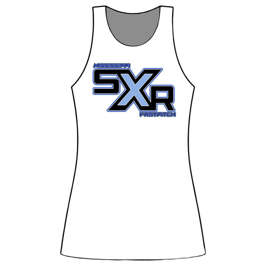 White Dri Fit Racerback Tank