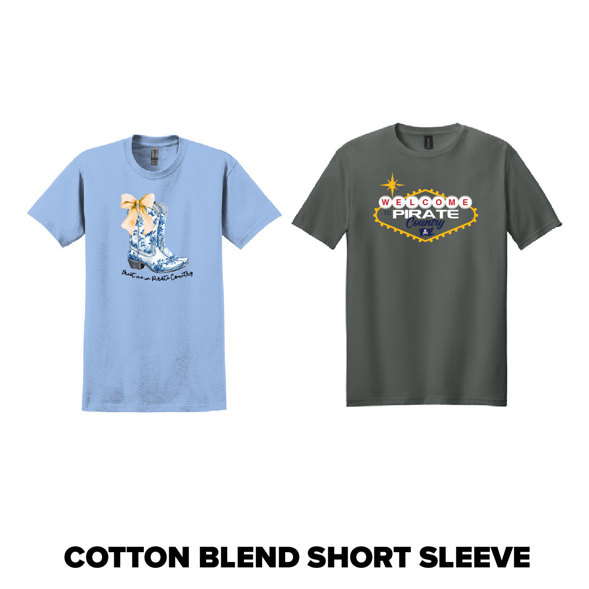 Cotton Blend Short Sleeve