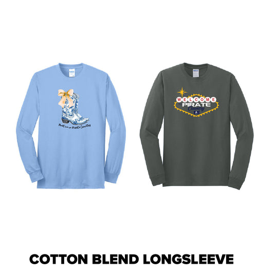 Cotton Blend Long Sleeve