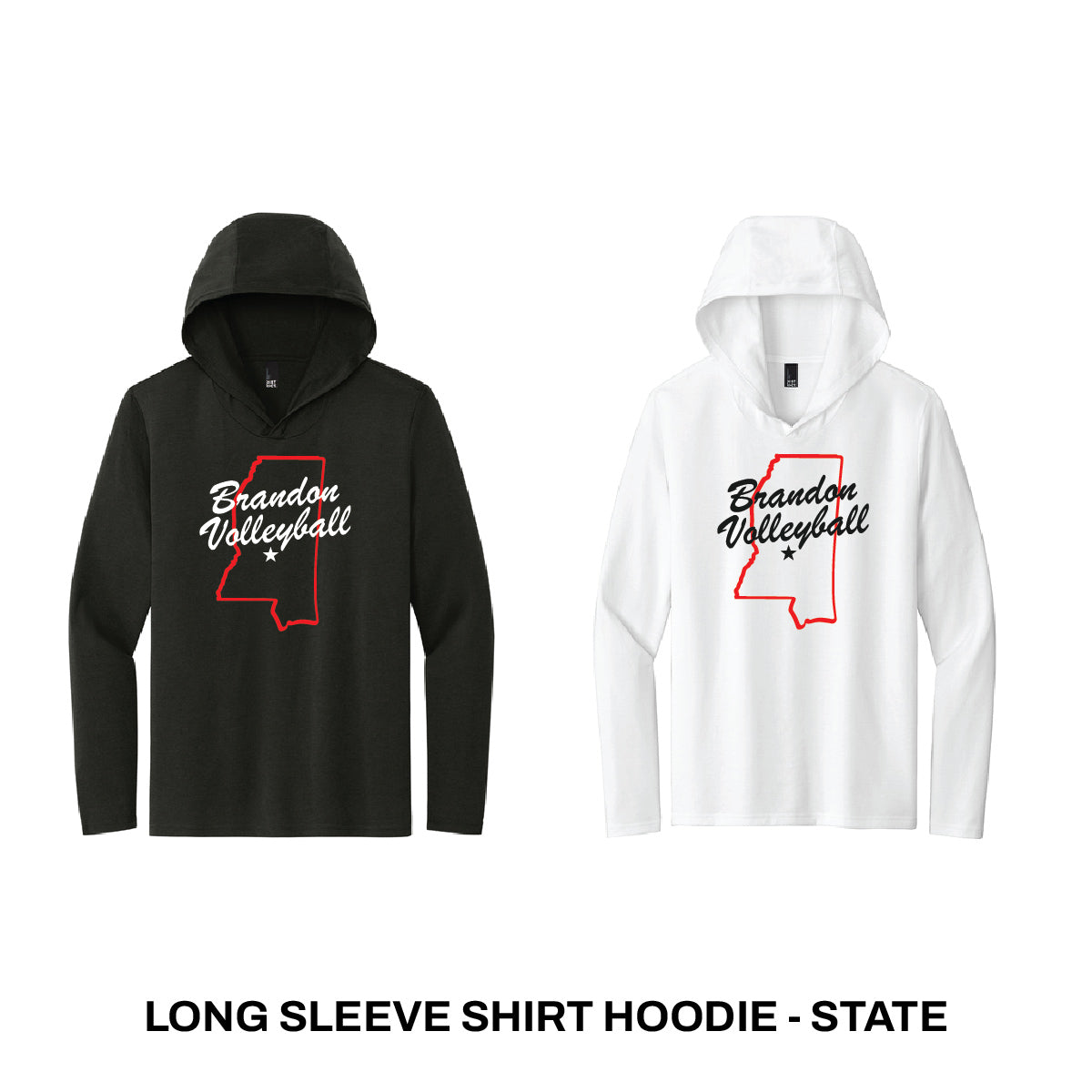 Long Sleeve Shirt Hoodie - State