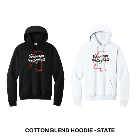 Cotton Blend Hoodie - State