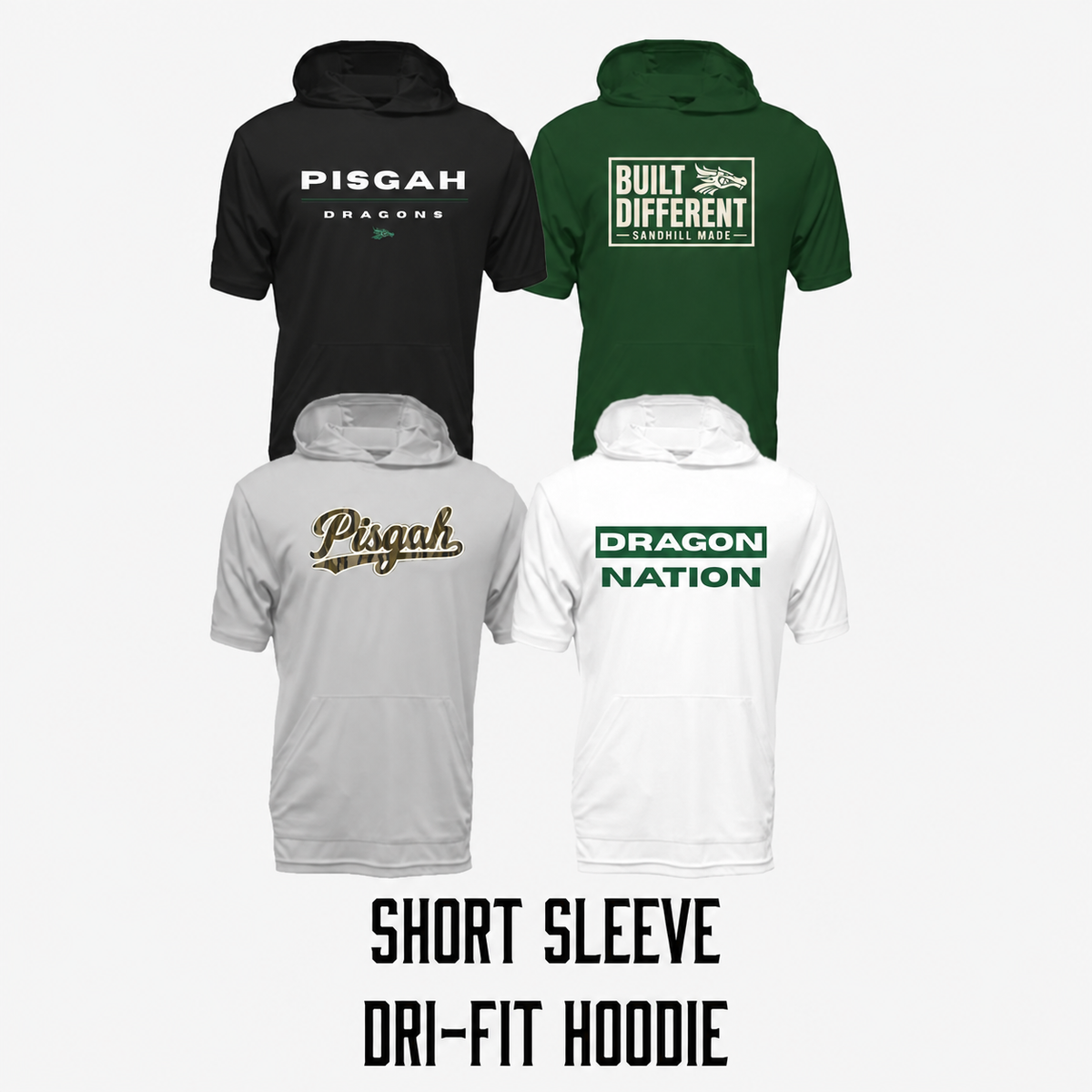 Dri Fit Short Sleeve Hoodie Tshirt