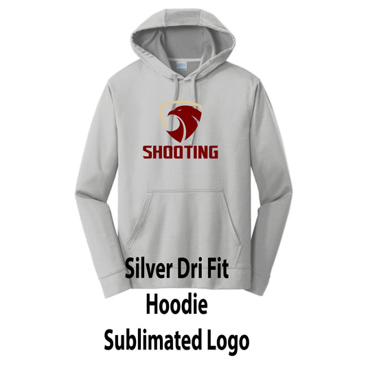 Silver Dri Fit Hoodie