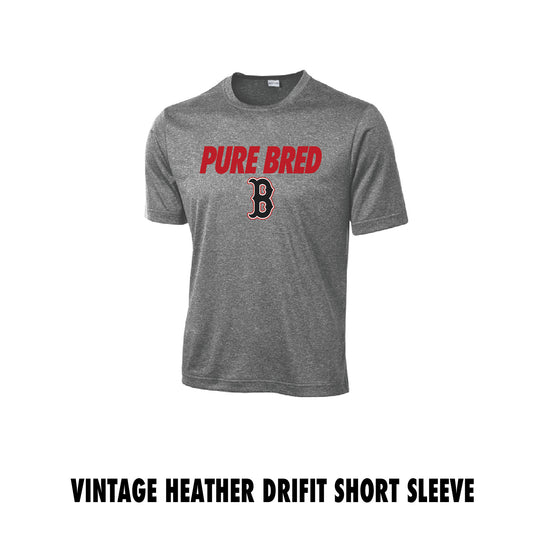 Vintage Heather Drifit Short Sleeve