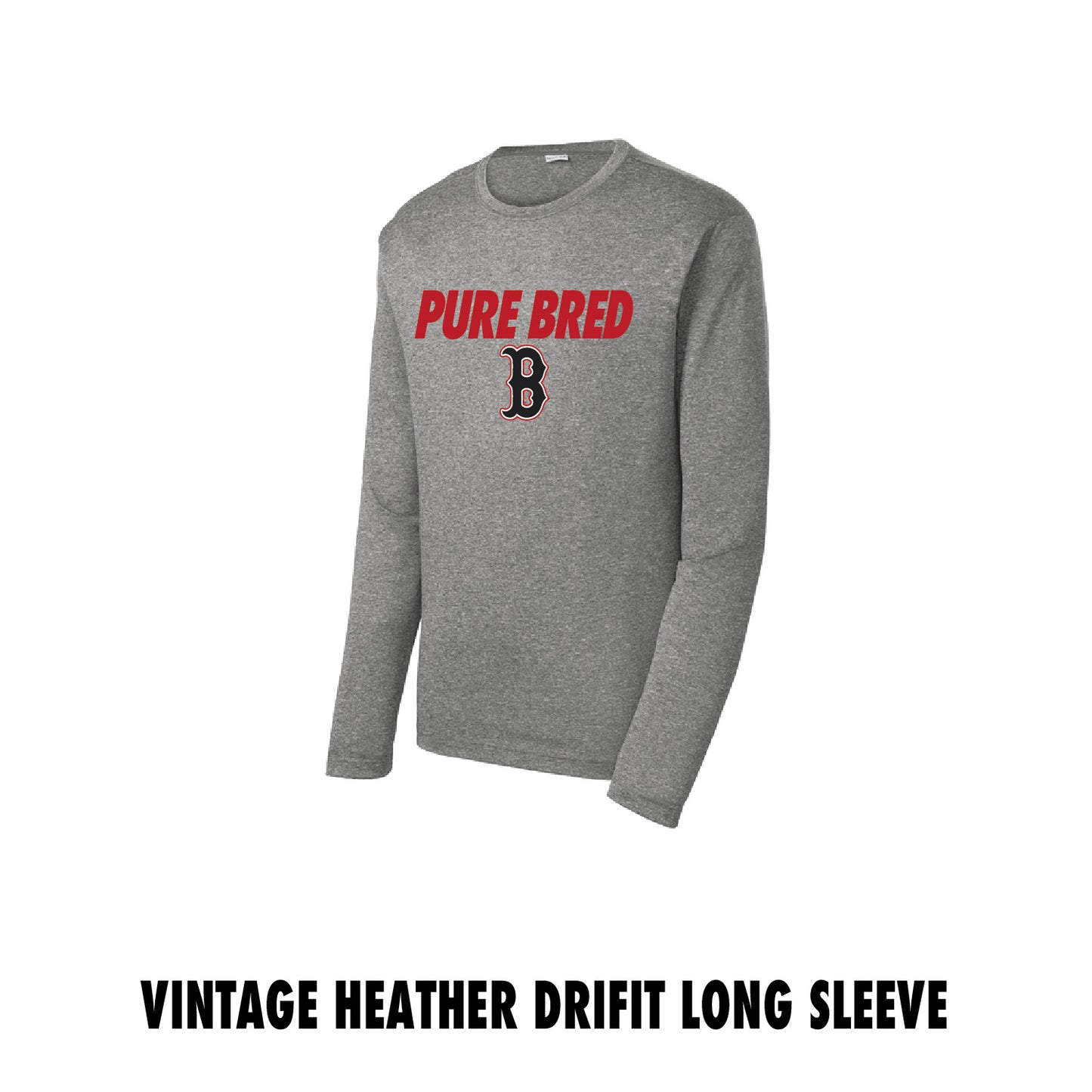 Vintage Heather Drifit Long Sleeve