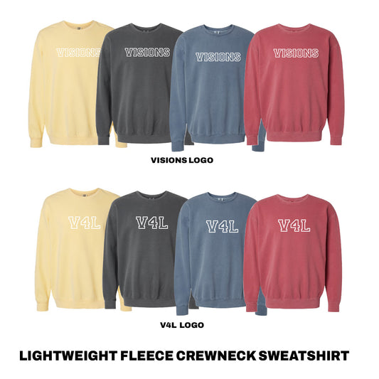 Lightweight Fleece Crewneck Sweatshirt